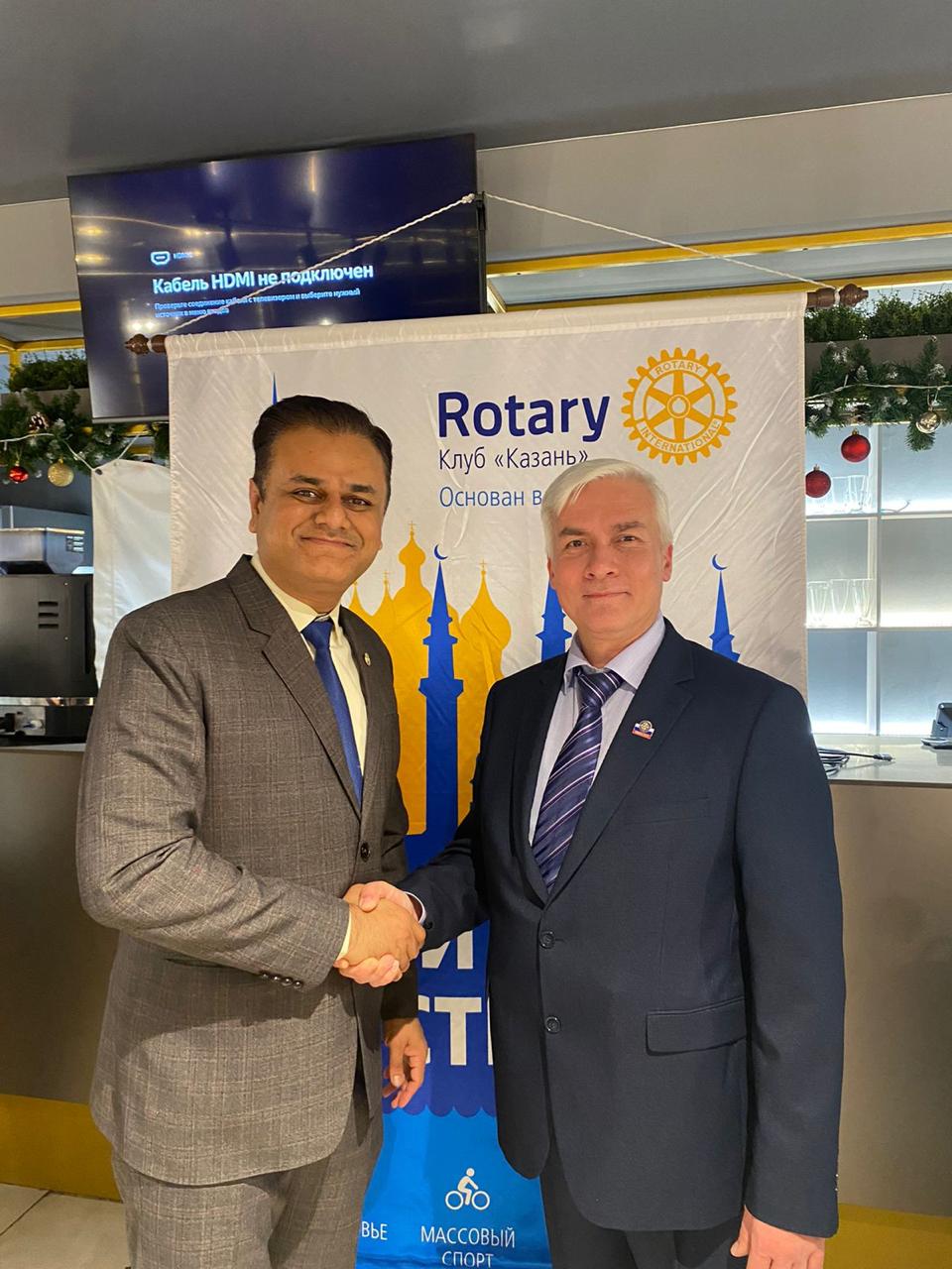 Meeting Fellow Rotarians