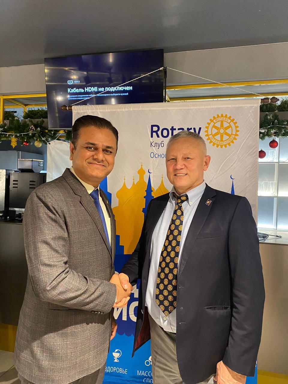 Meeting Fellow Rotarians